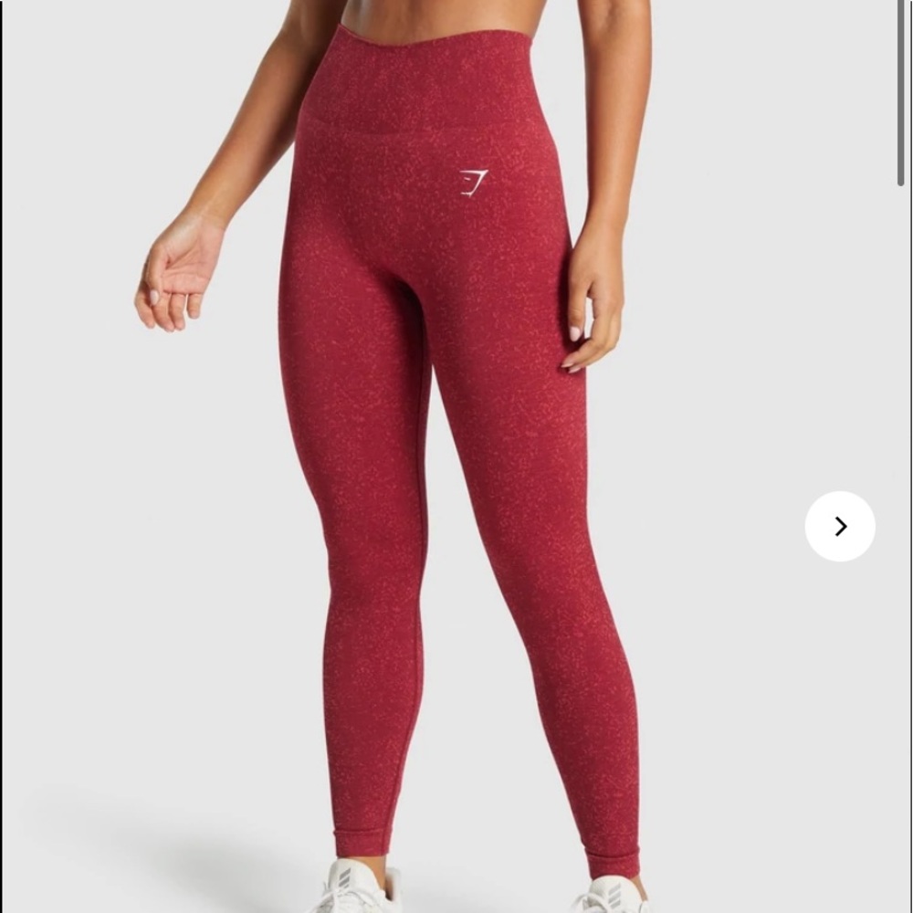 Gymshark Adapt Fleck Leggings in Red